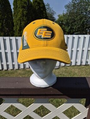 Vintage Edmonton Eskimos CFL Yellow Logo Fitted Baseball Cap
